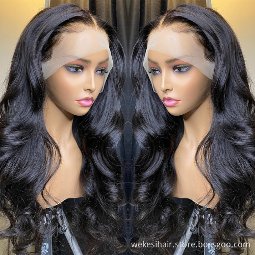 13*6 Hd Lace Frontal Human Hair Wigs In Bulk Brazilian Body Wave Swiss Lace Front 360 Wigs For Women Human Hair Closure Wig